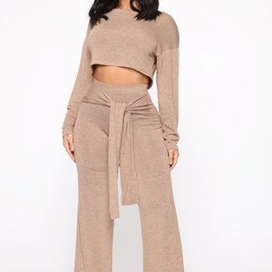 Taupe pant set